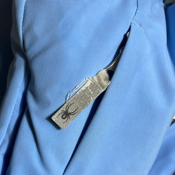 Spyder Girls Geneva Light Blue Winter Jacket Size 10 - Picture 6 of 10